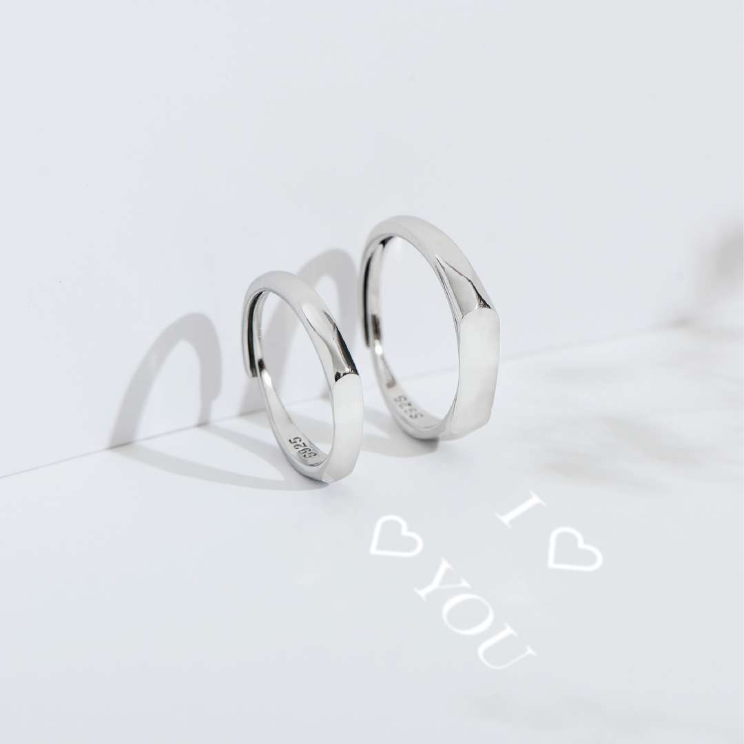 Viral "i love you" light Reflection 2 Rings (4 to 6 days fast delivery)